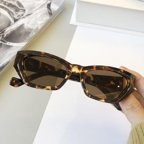 Vintage Square Sunglasses Women Fashion Brand Designer Female Sun Glasses Retro Black Small Frame Rectangular A89638