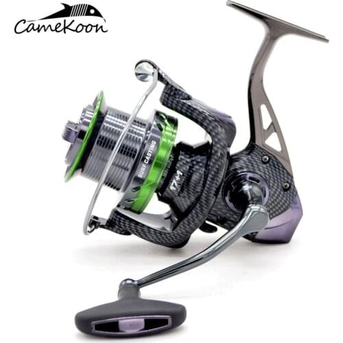 CAMEKOON Spinning Reel for Long-Distance Casting 8000/10000/12000 Surf Casting Reel 10KG Drag Power Saltwater Tournament Fishing