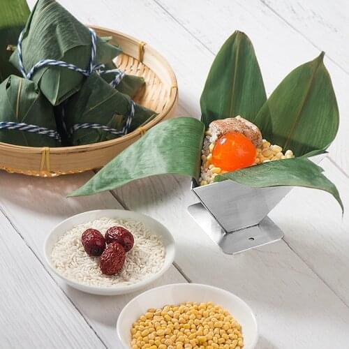 Stainless Steel Traditional Rice Sushi Zongzi Mould Dragon Boat Festival DIY Baking Molds Handmade Tools Kitchen Accessories
