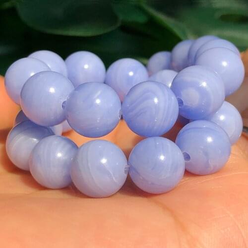Natural Stone Purple Lace Agates Onyx Round Loose Spacer Beads For Jewerly Making Diy Gift Woman Bracelet Necklace 6 8 10 mm 15"