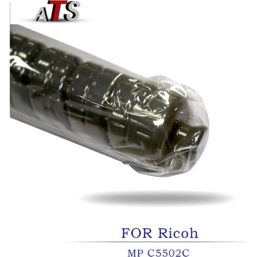 1PCS photocopier fitting MPC5502 Grade A Toner Cartridge for Ricoh Aficio MP C5502 C M Y K Copier Spare Parts CMYK toner powder
