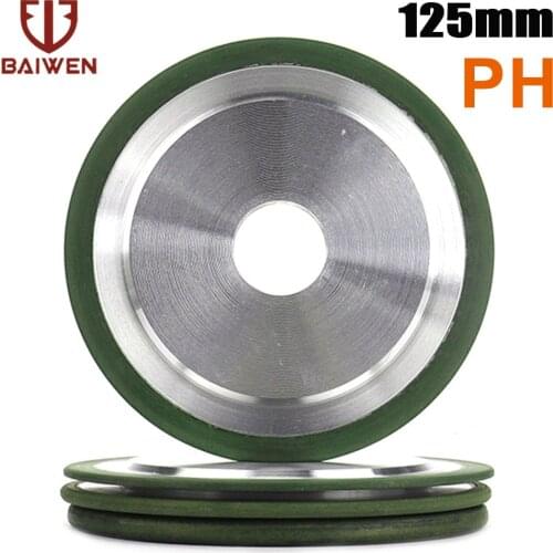 125mm Diamond Grinding Wheel Arc Edge Abrasive Diamond Disc for Tungsten Steel Milling Cutter Power Tool R1 R1.5 R2 R2.5 R3