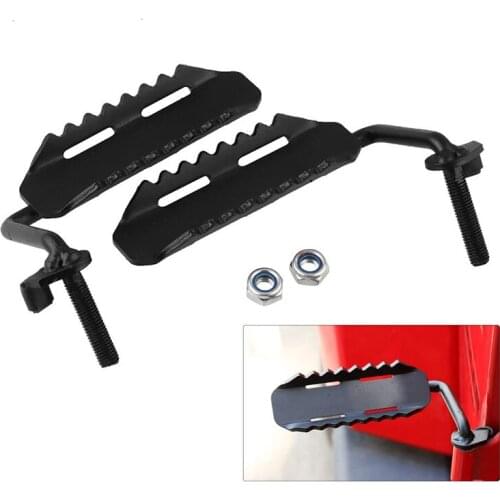 2pcs Car Pedal Accessories Door Pedal Anti-skid Pedal Foot And Nail Pedals For Jeep Wrangler 2007 – 2015