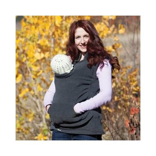 2017 Winter Maternity Kangaroo Hoodies jacket Nursing Clothes pregnancy fashion Pullovers Sleeveless female Sweatshirt
