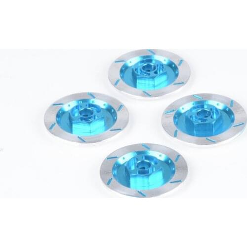 4pcs Metal Brake Disc Wheel Rim Box Hex Adapter 12MM For RC 1/10 Car HSP Fly Fish Buggy