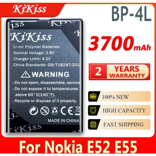 3700mAh BP-4L BP4L BP 4L Rechargeable Phone Battery For Nokia N97 E61i E63 E90 E95 E71 6650F N810 E72 E52 E55 E6-00 E73 E95