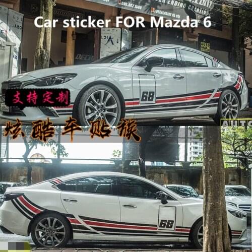Car sticker FOR Mazda 6 Mazda3 ATENZA door body racing decoration decorative flower