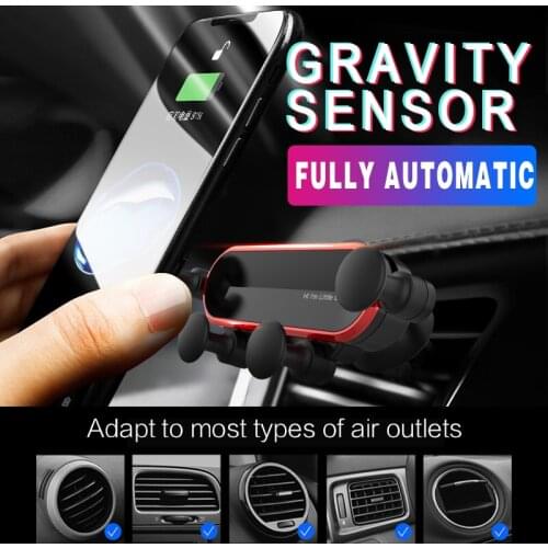 Car Phone Holder Gravity bracket Mount Auto Air Vent Grip Gravity Car Mount Holder Gravity Bracket For Cell Smartphone