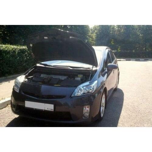 Car Styling Front Hood Bonnet Modify Gas Struts Lift Support Shock Damper Carbon Fiber For 2009-2015 Prius XW30