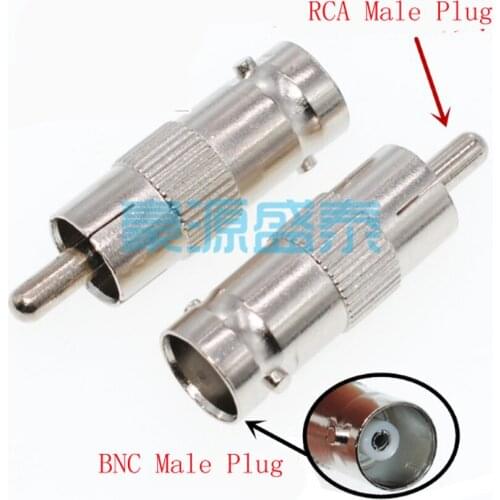 BNC Female To RCA AV Male Adapter Connector For CCTV Security Camera Surveillance