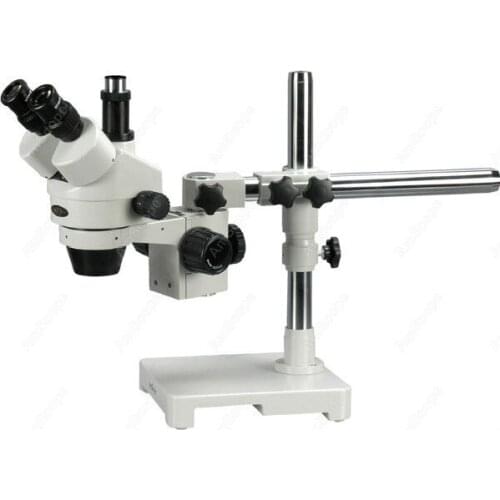 Boom Stand Microscope--AmScope Supplies 7X-180X Trinocular Stereo Zoom Microscope on Single Arm Boom Stand SM-3TYY