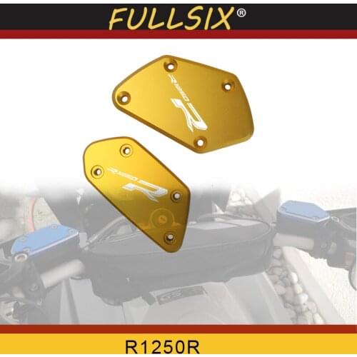 FOR BMW R1250R R1250 R R 1250R 2019 pair of CNC Aluminum Motorcycle Brake Fluid Fuel Reservoir Tank Cover Cap
