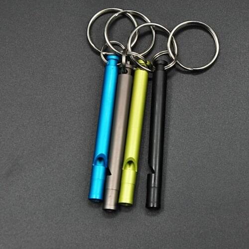 Travel Should Emergency Survival Whistle Sub-thin Aluminum High For Audio Training Educational Metal Whistling Unisex 2021