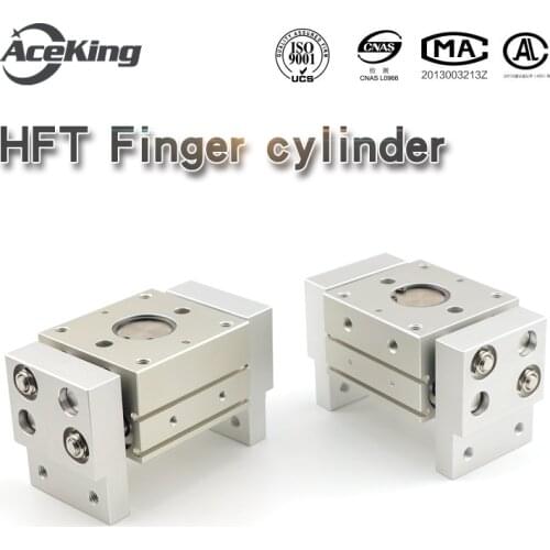HFT10/16/20/25/32*40/60/80/100-S wide finger pneumatic clamp cylinder HFT10*20S HFT10*40S HFT10*60S HFT16*30S HFT16*60S HFT16*80