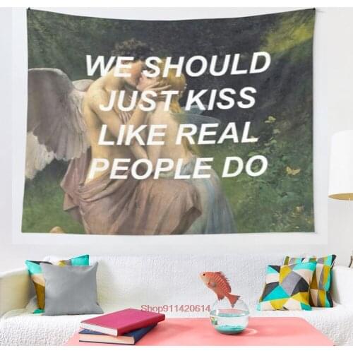 Like Real People Do Hozier tapestry Wall Hanging Boho Decor Psychedelic Wall Tapestry Abstract Carpet Wall Cloth Tapestries