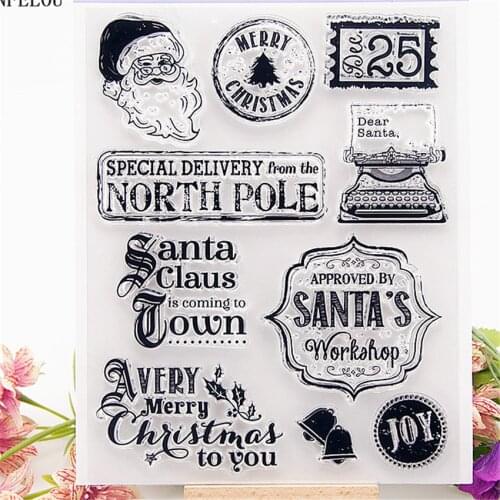 PANFELOU Saint mark Transparent Clear Silicone Stamp/Seal for DIY scrapbooking/photo album Decorative clear stamp sheets