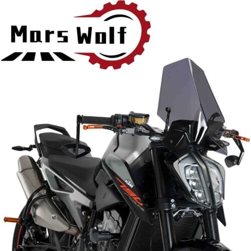 Fits For Duke 790 Duke790 DUKE-790 2018 2019 2020 Motorcycle New Sports Windshield Wind Deflector WindScreen Visor Viser DUKE790