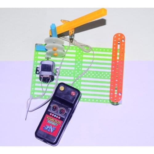Rc electric barrie gate/lift door/scientific physics experimental Educational toys/DIY technology production/puzzle/baby toys