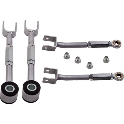 Heavy Duty Adjustable Rear Camber Arm + Toe Traction Kit for Nissan 350Z 2003