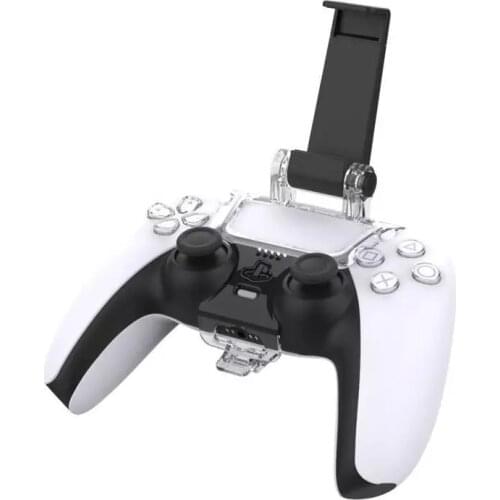 Adjustable Clip Cellphone Clamp Mobile Phone Gaming Clip Holder Clamp Mount Bracket for DualShock 5 PS5 Game Controller Gamepad