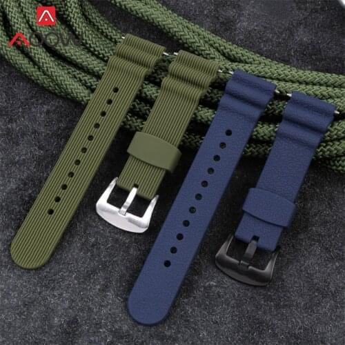22mm Silicone Sport Strap Diving Waterproof Rubber Watchband Men Replacement Bracelet Band Watch Accessories for Seiko PROSPEX