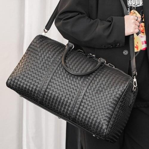 High Quality Folding Travel Bag Men Women Handbags Large Capacity Leather Boarding Gym Portable Luggage Bags Weekend Duffle Bag