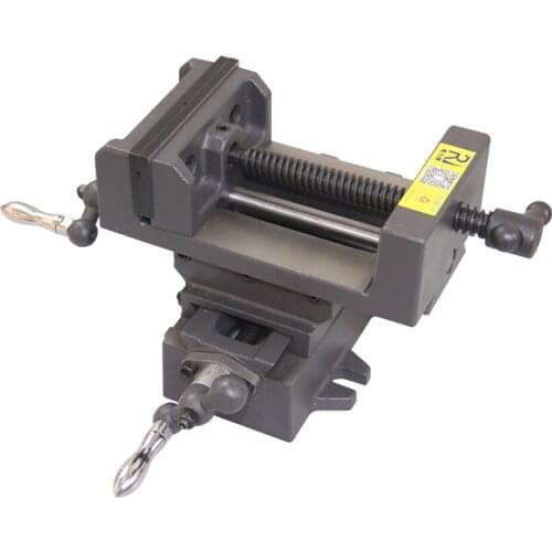 Heavy Duty Precision Cross Pliers Drilling Milling Machine Two-way Mobile Vise Jaw Vice Workbench 80MM