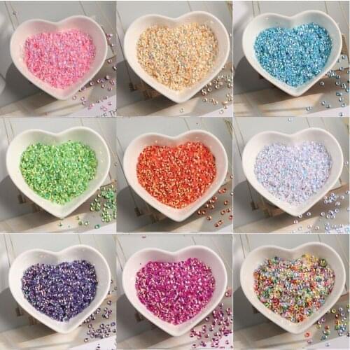 1000pcs/lot 3-4mmPVC concave pieces for crafts, sequins, sewing, decoration, shoes and hats, bags, DIY handmade accessories, etc