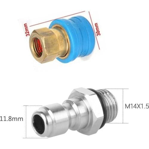 1/4" Quick Connect Coupler Adapter-Car Clean .and quick connect with female m14 for pressure washer Water Gun