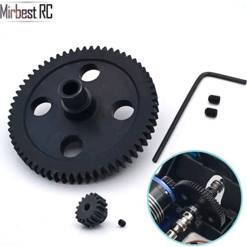 WL Metal Spur Diff Main Gear 62T Reduction Gear 0015 For WLtoys 12428 12423 1/12 RC Car Crawler Short Course Truck Upgrade Parts