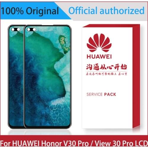 Original 6.57'' LCD For Huawei Honor V30 Pro View 30 Pro LCD Display Touch Screen Digitizer Assembly Replacement With Frame