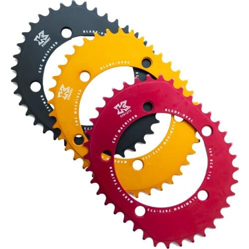 KCNC K5 Blade II rectangular oval chainring 110bcd road bike chainring oval 53T 39T 5 arm 114g 58g ultra light Made in Taiwan