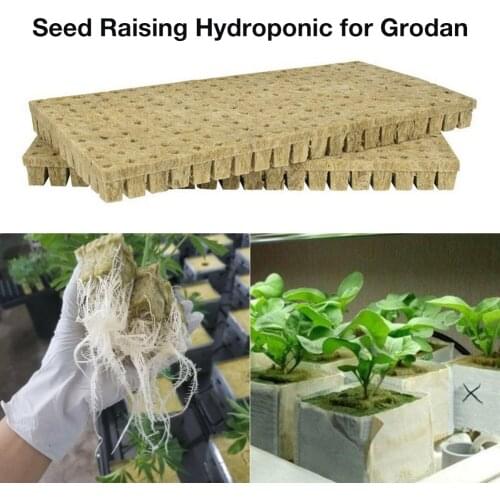 50pcs Rockwool Sheet Block Starter Plugs Cubes Hydroponic Grow Media Propagation Cloning Stonewool Mini Blocks 25*25*40mm