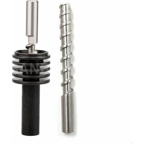 8MM x 82MM / 10x120MM Ceramic Mud Powder Extruder Micro Screw Throat Feed Rod Feed Rod 3D Printer Accessories