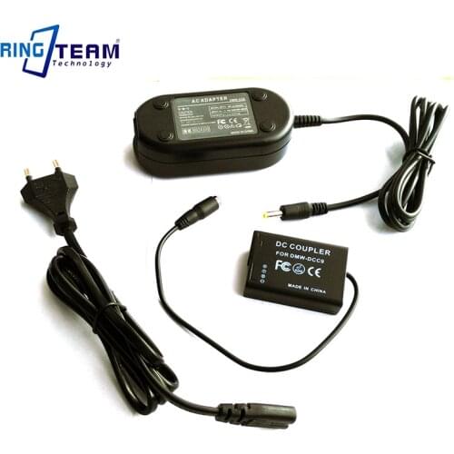 AC Adapter DMW-AC8 Plus DMW-DCC9 DC Coupler to Power Panasonic Lumix Digital Cameras DMC GX1 GF2 G3 G3K G3R G3T G3W G3EG-K