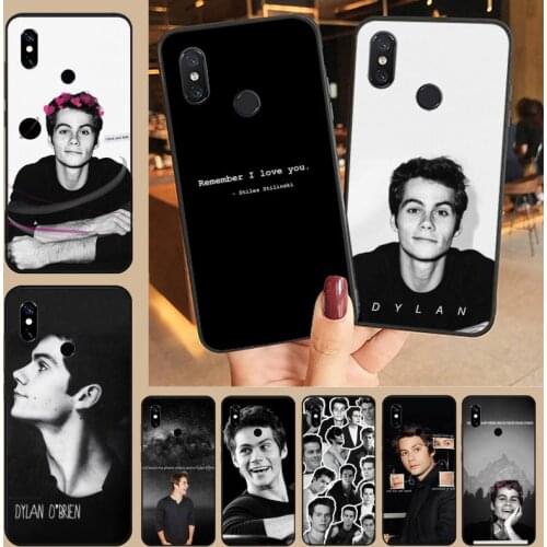 Dylan O'Brien Teen Wolf Phone Case For Xiaomi Redmi note 7 8 9 t k30 max3 9 s 10 pro lite Anti-fall protective funda