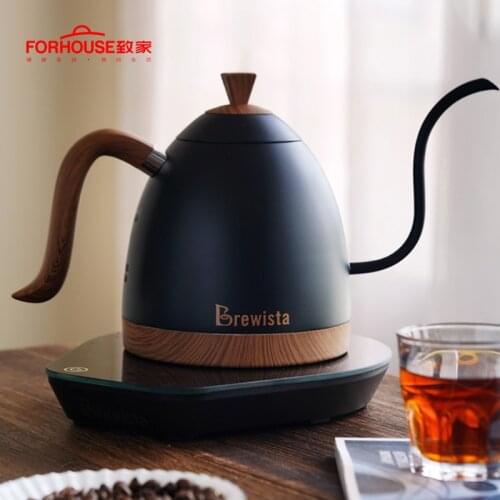 600ml Artisan Variable Temperature Digital Kettle 220V Smart Gooseneck Kettle Pour Over Hand Brewed Pour Over Coffee Pot