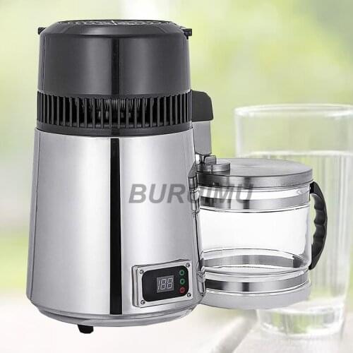 Water Distillers Countertop Stainless Steel Digital Control Distilling Water Machine for Home