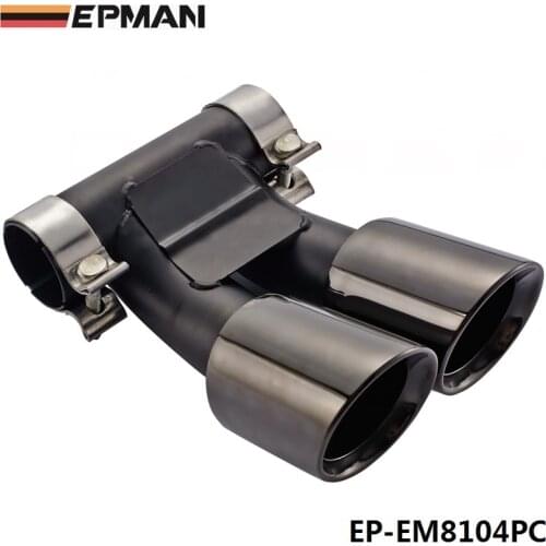 Caliber 6.2cm 304 Stainless Steel Chrome Exhaust Muffler Tip For Porsche Cayman Boxster 987 08-14 EP-EM8104PC