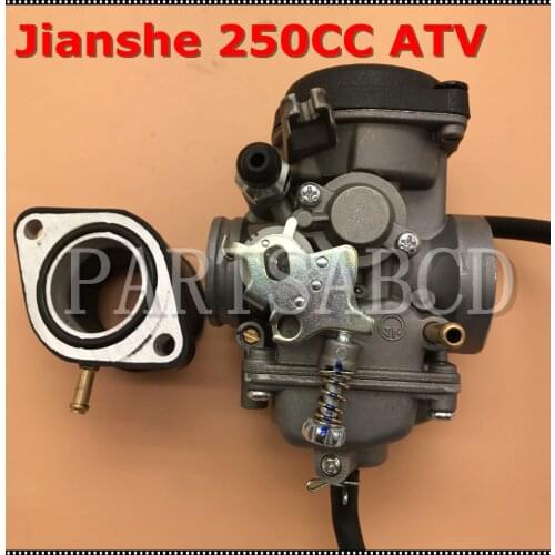 30mm carburetor TK JIANSHE LONCIN BASHAN 250cc ATV QUAD ATV250 JS250 carburetor with Intake Manifold