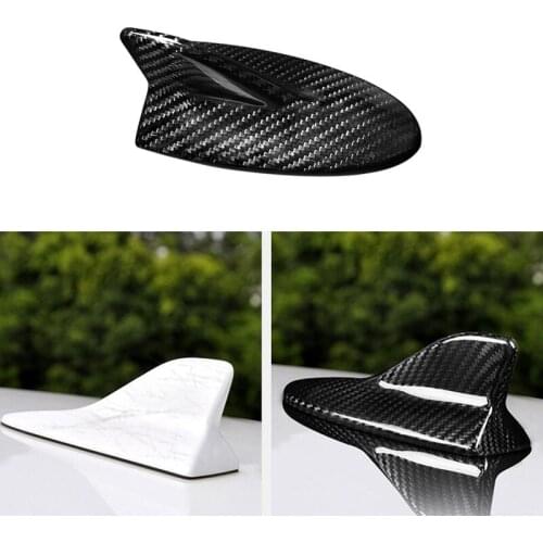 Car Carbon Fiber Roof Shark Fin Antenna Cover Caps Trim fit For LEXUS IS ES NX 2019