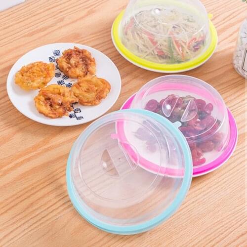 Oven Food Cover Microwave Bowl Splatter Lid Heat-resistant Heating Protector Reusable Heating Bowl Lid Food Fresh Keeping Cover
