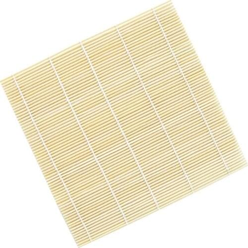 Kitchen Sushi Mat Natural Bamboo Sushi Rolling Chicken Roll Hand Maker Kitchen Japanese Sushi Maker Tools Durable Easy B03E