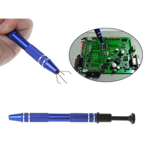 Metal Grabber Tweezers For Gripping Tiny Components & IC Chips Durable Hand Tool