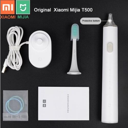 New XIAOMI MIJIA T500 Electric Toothbrush Smart Sonic Brush Ultrasonic Whitening Teeth vibrator Wireless Oral Hygiene Cleaner