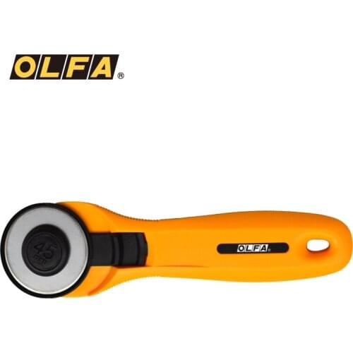 OLFA leather cloth cutting rotary knife rubber hob yellow RTY-2/C YEL blade RB45