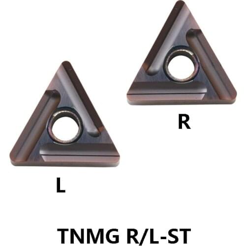 TNMG160404 TNMG160408 L-ST R-ST CA5525 CA6525 PR1125 TNMG 160404 160408 Turning Cutter Tools Carbide Cutting Inserts