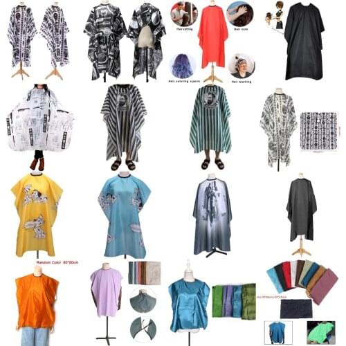 Hairdressing Cape Professional Hair-Cut Salon Barber Cloth Wrap Protect Gown Apron Waterproof Cutting Gown Hair Cloth Wrap 1PCS
