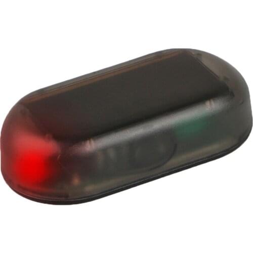 Fake Solar Car Alarm Led Light Auto Security System Anti Theft Flash Blinking Warning Lamp NJ88