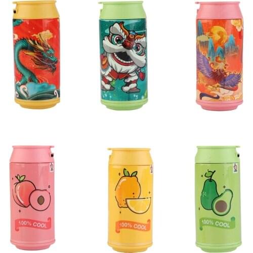 Mini Foldable Handheld USB Fan Portable Pocket Fan Juice Can-like Portable Turbofan USB Rechargeable for students Kids